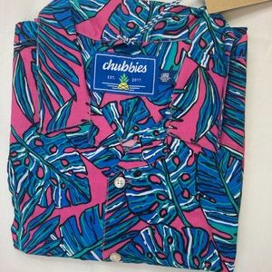 Chubbies - The Spore Loser Full-Button Rayon Top